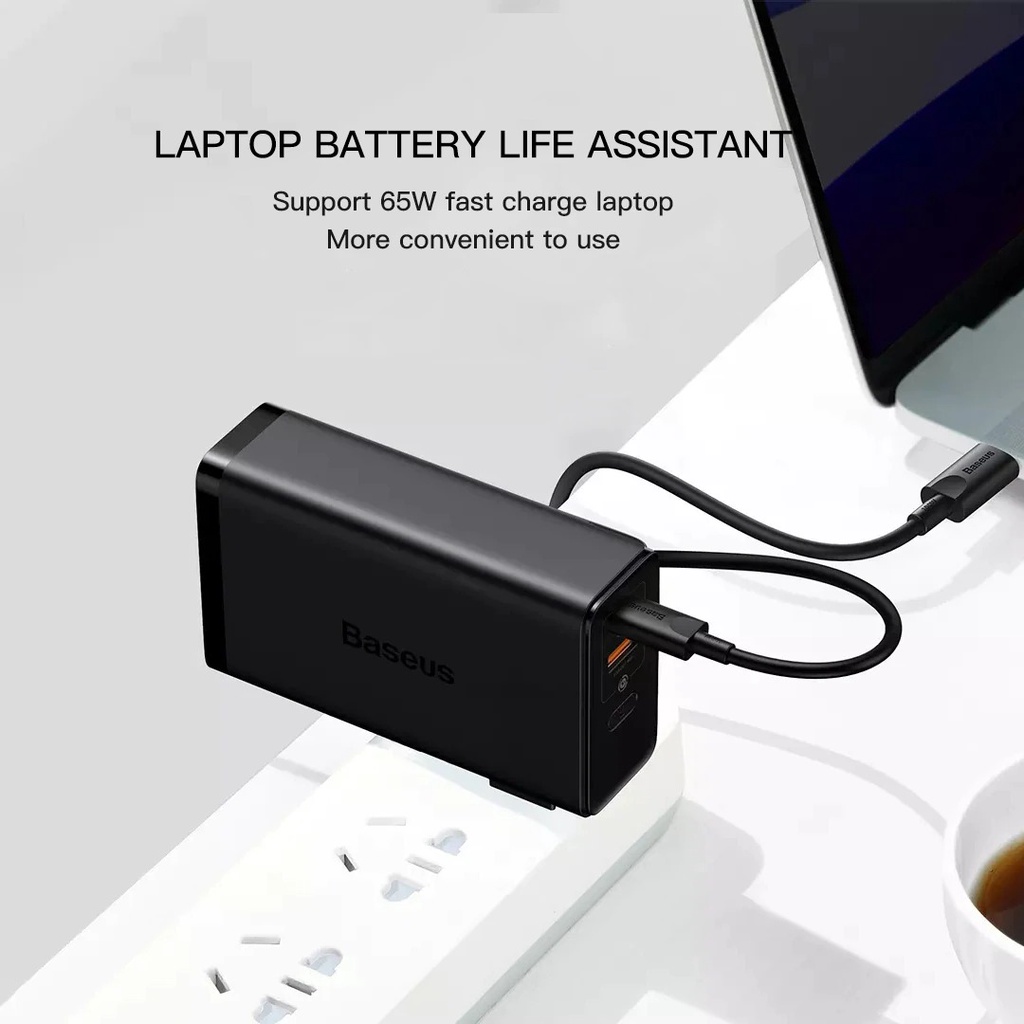 Baseus -BaseusMall VN Cốc sạc nhanh kiêm pin dự phòng 87W Baseus Power Bank &amp; Adaptor