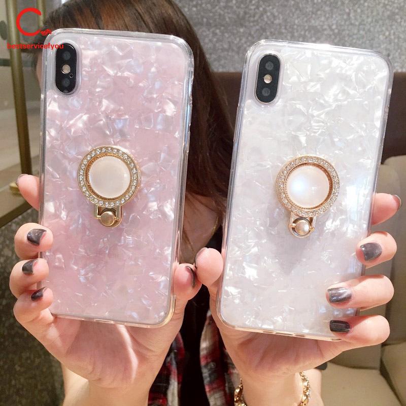 Ốp Điện Thoại Điện Thoại Điện Thoại Tpu Có Vòng Giá Đỡ Cho Iphone 6 6s 7 8 Plus X