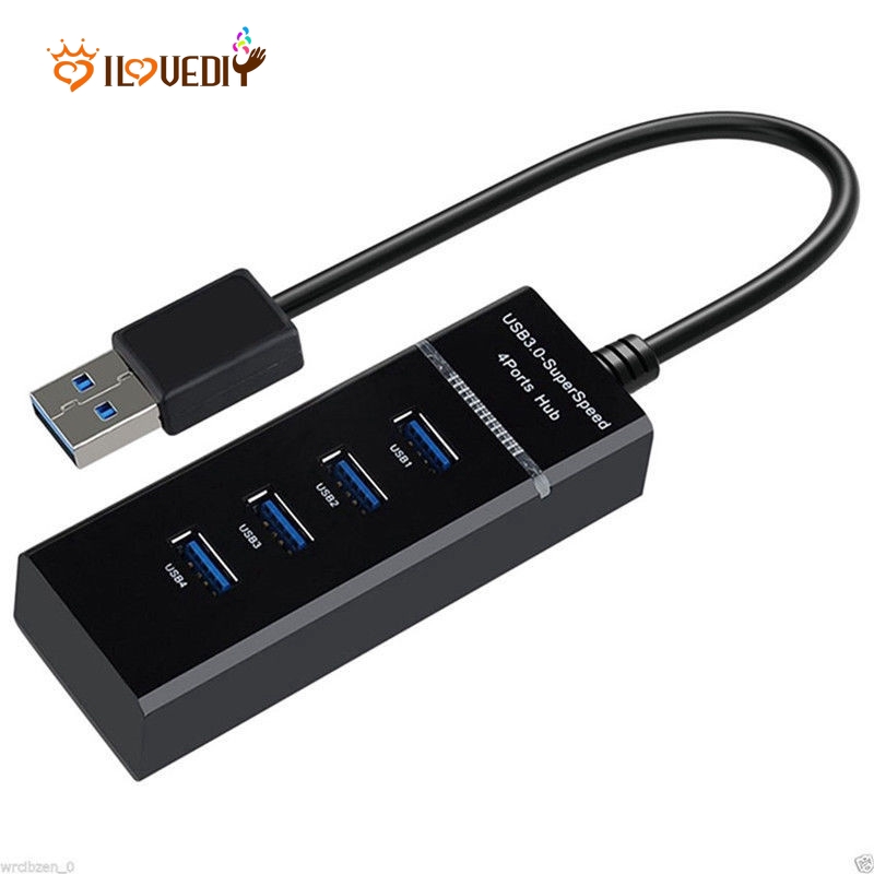 Bộ Chia 4 Cổng USB 3.0 3 Cổng Tốc Độ Cao Cho Máy In / HDD / Windows