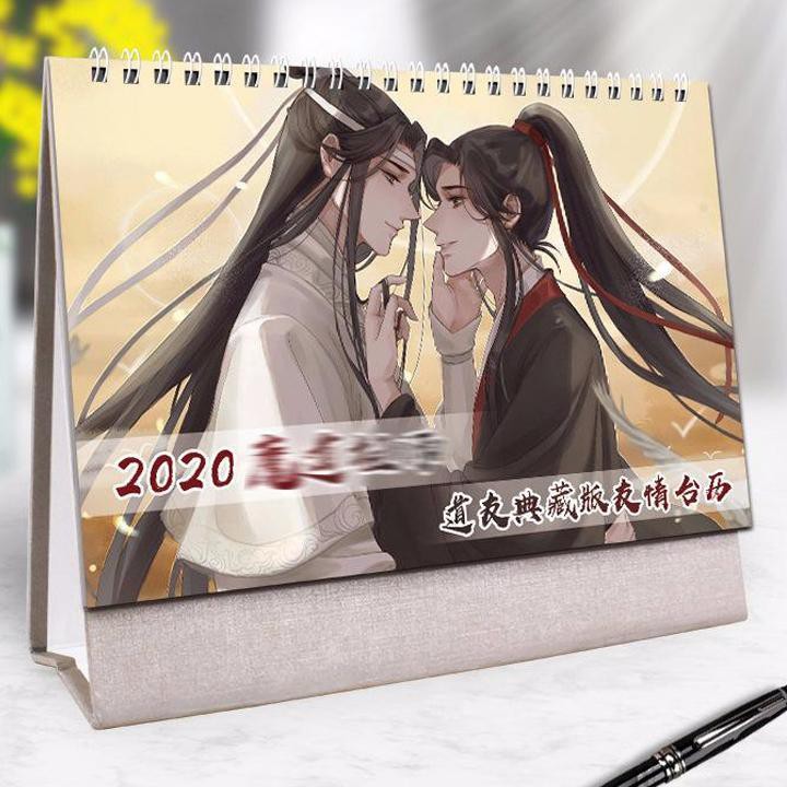 (Lịch 2021-2022) Lịch Bungou Stray Dogs Văn hào lưu lạc in ảnh đẹp anime chibi idols lịch để bàn