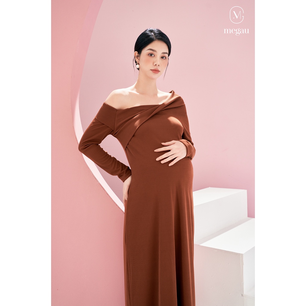 Váy bầu và sau sinh đông xuân sang trọng thương hiệu Megau - Laurent