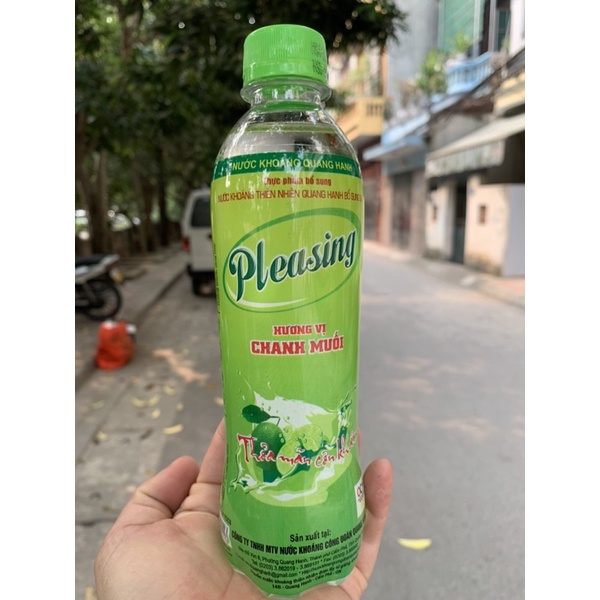Nước khoáng chanh muối Quang hanh pleasing vị chanh muối