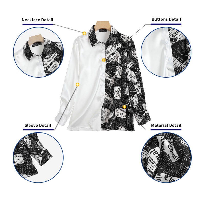 Áo Zanzea dài tay cổ tròn thời trang Châu Âu dành cho nữ