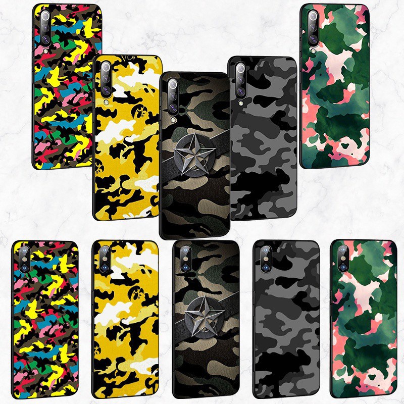 Xiaomi Mi 11 Ultra Poco M3 F3 Redmi K40 Pro GO POCO X2 Soft Silicone Cover Phone Case Casing 52LQ Fashion Camouflage