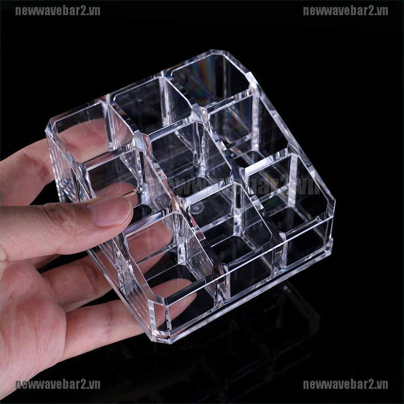 Khay Đựng Son Môi 9 Ngăn Tiện Lợi Dễ Sử Dụng