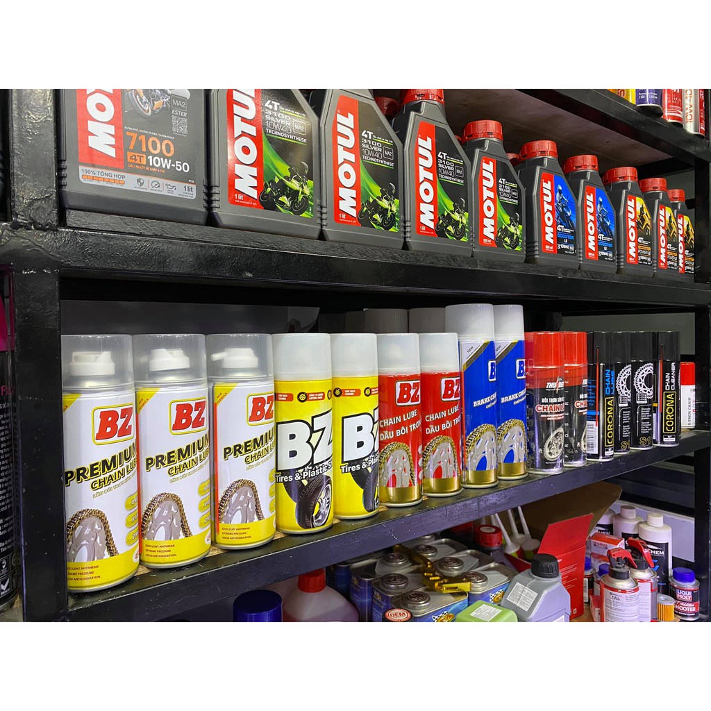 Dưỡng sên BZ Premium Chainlube mẫu mới, đậm đặc , ko văng, hương thơm dịu nhẹ nguyên liệu Nhật Bản