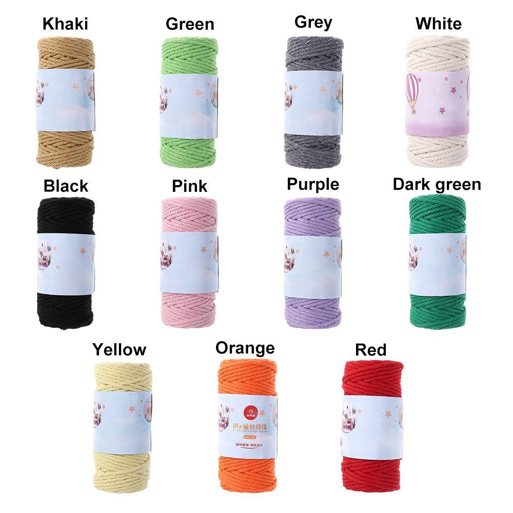 Cuộn Dây Cotton 3mm Dùng Trang Trí Phong Cách Boho KENT1