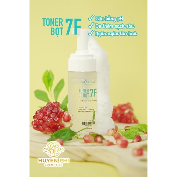 Toner tạo bọt 7F Huyền Phi cân bằng PH dưỡng ẩm phục hồi da
