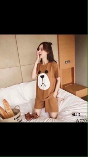 Bộ ngủ gấu Brown