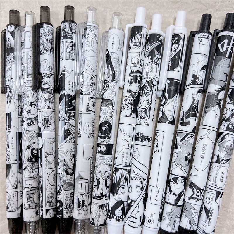 Bút Bi Bấm Dễ Thương Cute Nước Mực Đen Dạng Gel Đồ Dùng Học Tập Dễ Thương VPB16