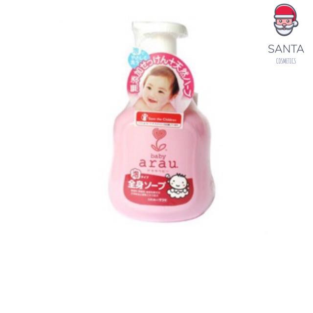 [AUTH] Sữa tắm gội toàn thân cho bé Arau Baby 450ml - Santa