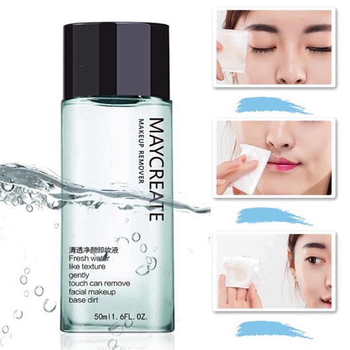 Nước Tẩy Trang Maycreate Gather Beauty 50ml Sạch Sâu, Dưỡng Ẩm Nhẹ Nhàng, Tẩy Trang Mặt, Môi, Mắt, Du Lịch Chính Hãng