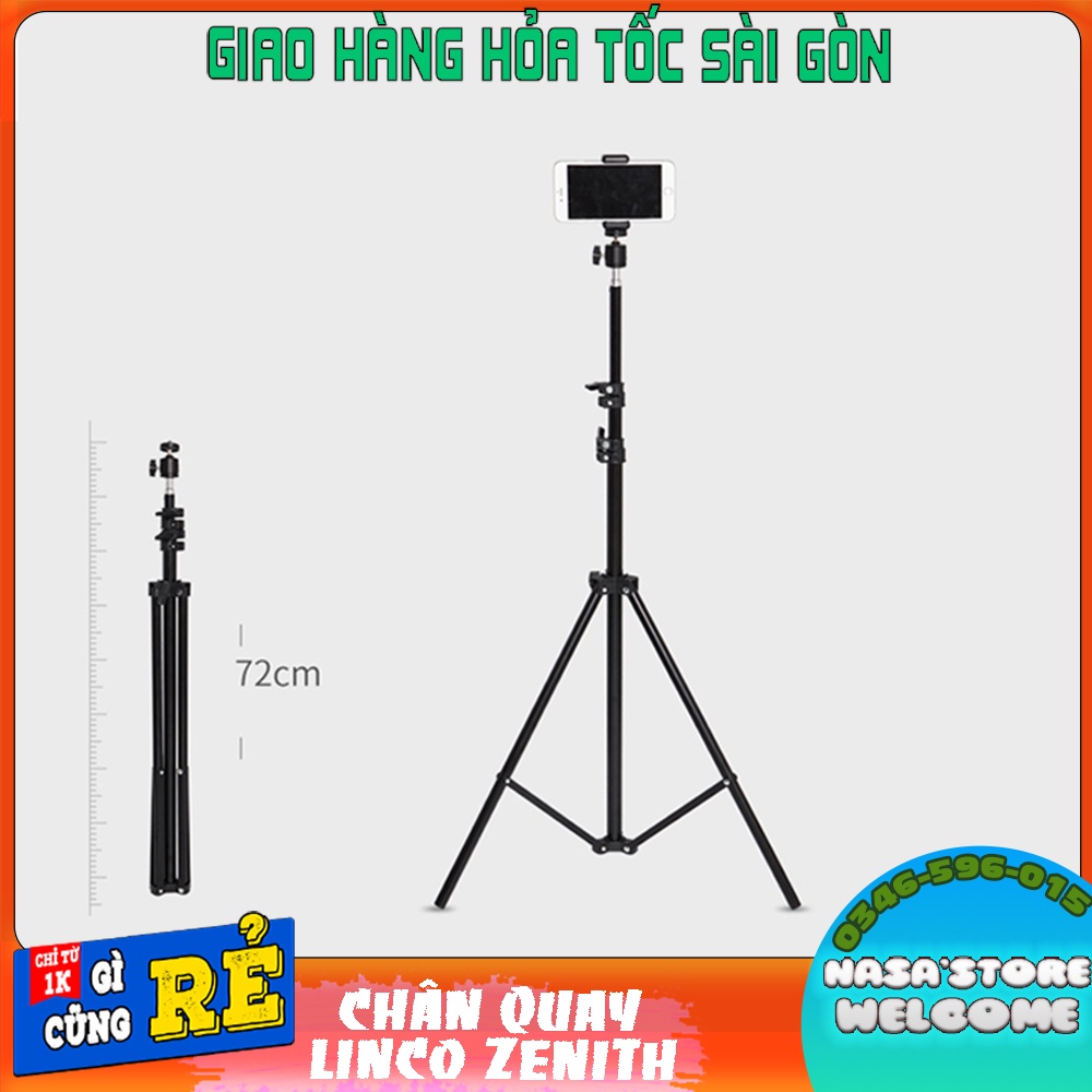 Chân quay tiktok điện thoại camera chân Linco zenith 8806