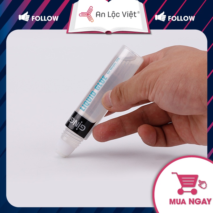 Set 5 chai Hồ Nước Dán Giấy Gingko 30ml