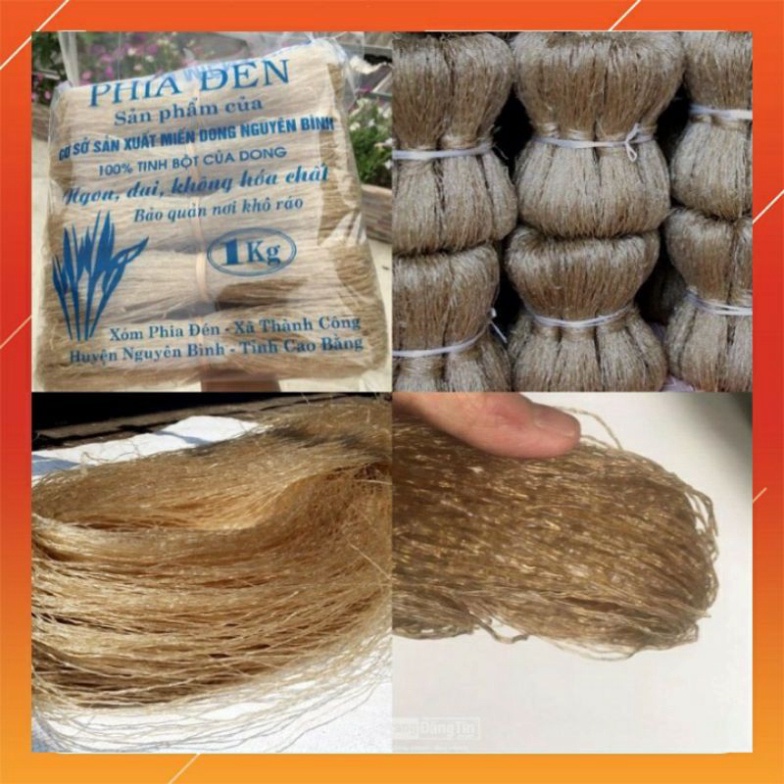1kg Miến dong Phia đén đặc sản cao bằng (Hàng chuẩn 100%)
