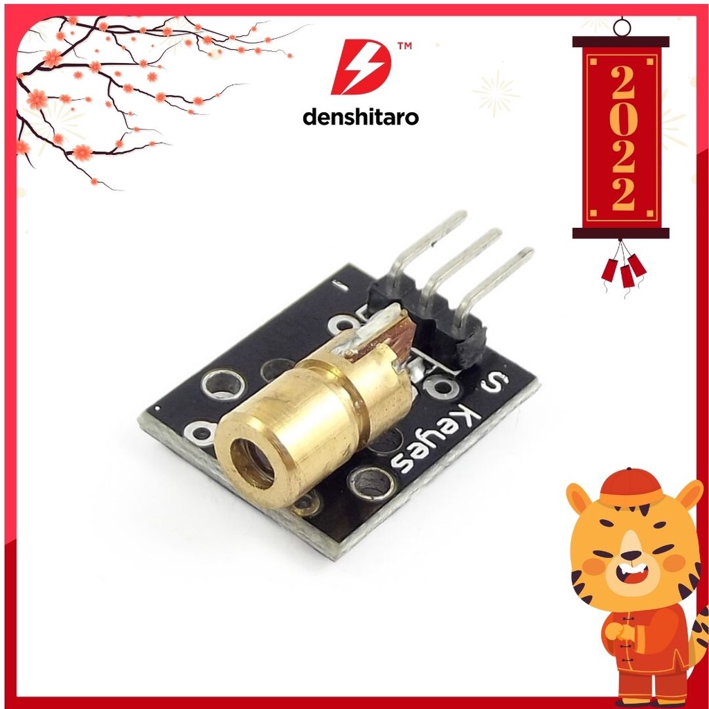 Denshitaro Module cảm biến lazer 5V KY-008 D00-198