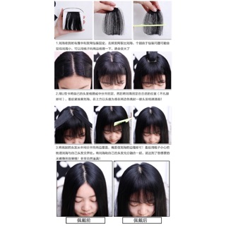 Tóc giả mái thưa mảnh