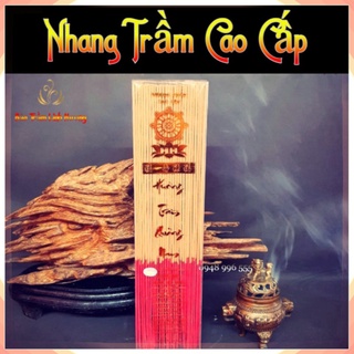 Hộp Nhang Trầm Hương Quảng Nam Cao Cấp - Hương Thơm Tự Nhiên Không Hóa Chất An Toàn Sức Khỏe Hộp 500Gr