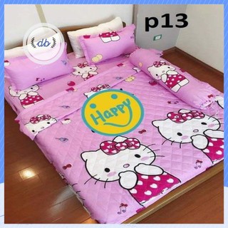 Bộ 5 Món Chăn Ga Vỏ Gối Mền Drap Poly Cotton Thoáng Mát, Dễ Chịu Cho Da Em Bé