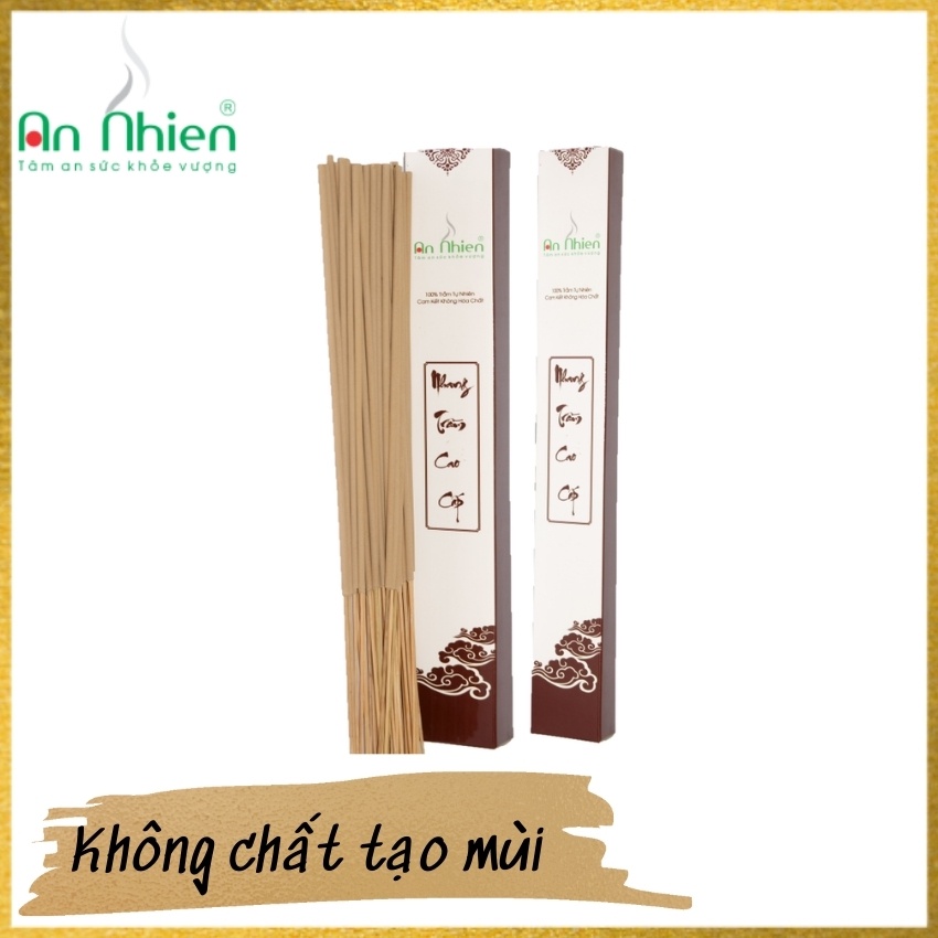 Combo 2 hộp nhang trầm hương mùi thơm nhẹ ít khói không cay mắt