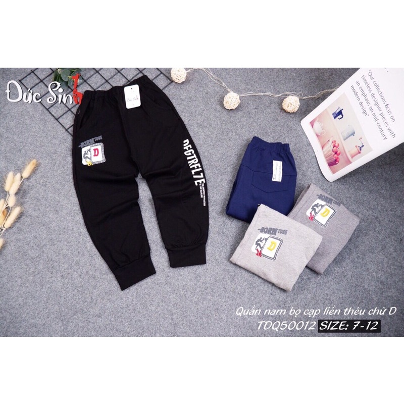 Quần cotton đức sinh bt 7-12y