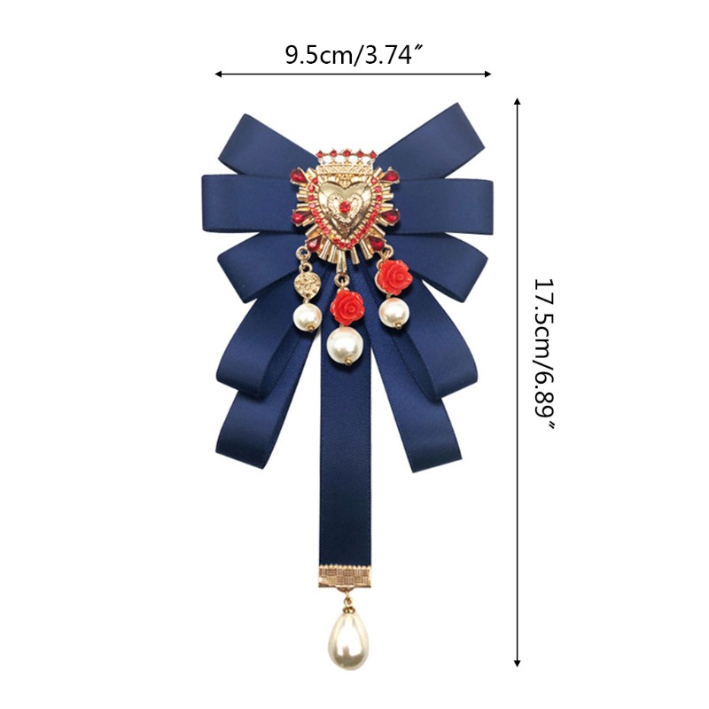 Ghim cài áo hình nơ ruy băng phong cách thời trang cho nữ