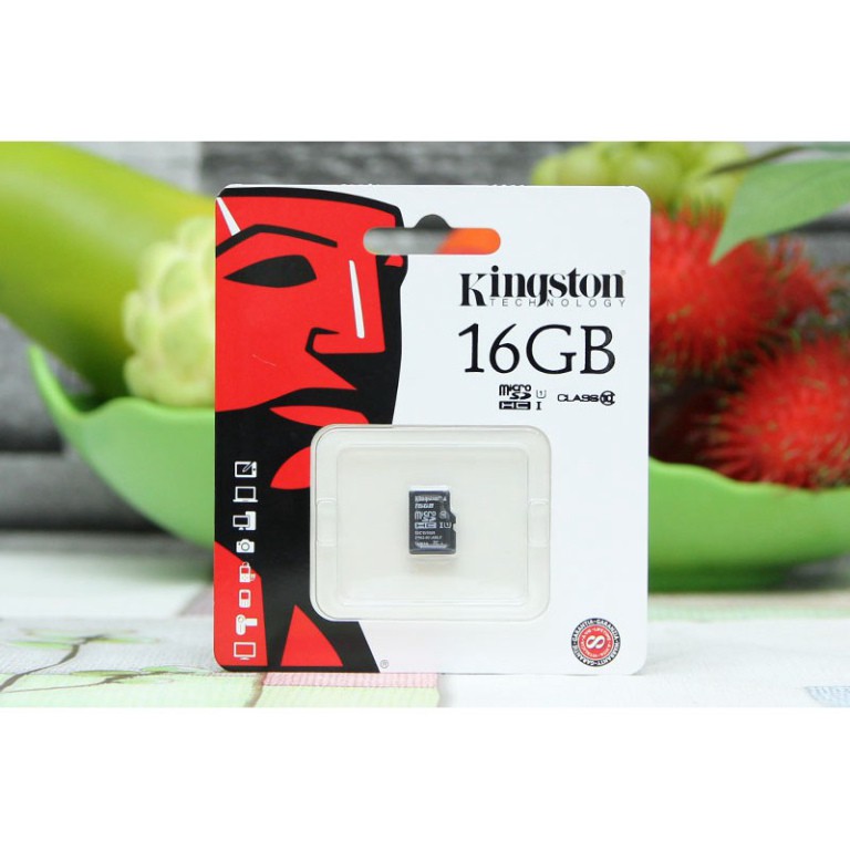 Thẻ nhớ 16GB - Thẻ nhớ 16GB Kingston MICRO SD Class10 chính hãng FPT phân phối