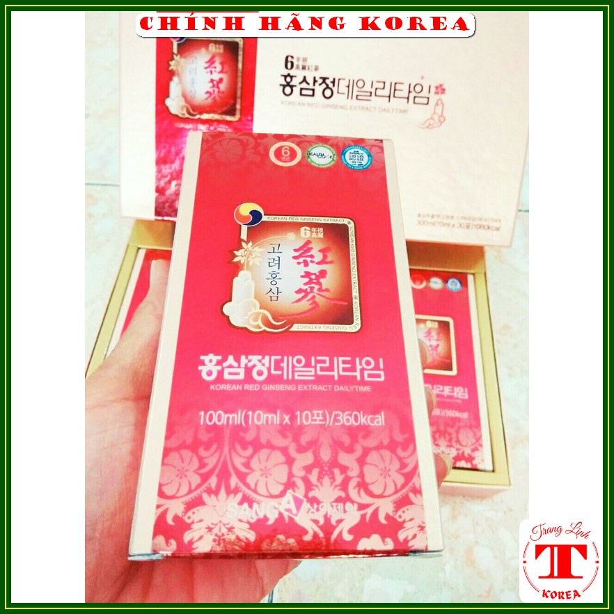 Nước hồng sâm Sanga hàn quốc, hộp 30 gói - Nước sâm nguyên chất Korean Red Ginseng Gold - tranglinh