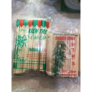 Que xiên tre, que xiên thịt nướng, xiên tre làm đồ handmade