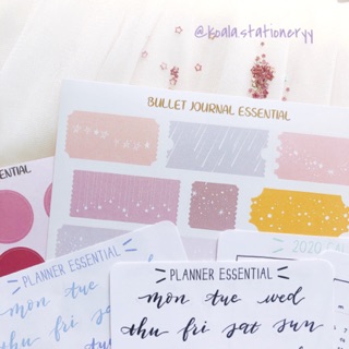 Bullet Journal Sticker - Combo sticker “Essentials”