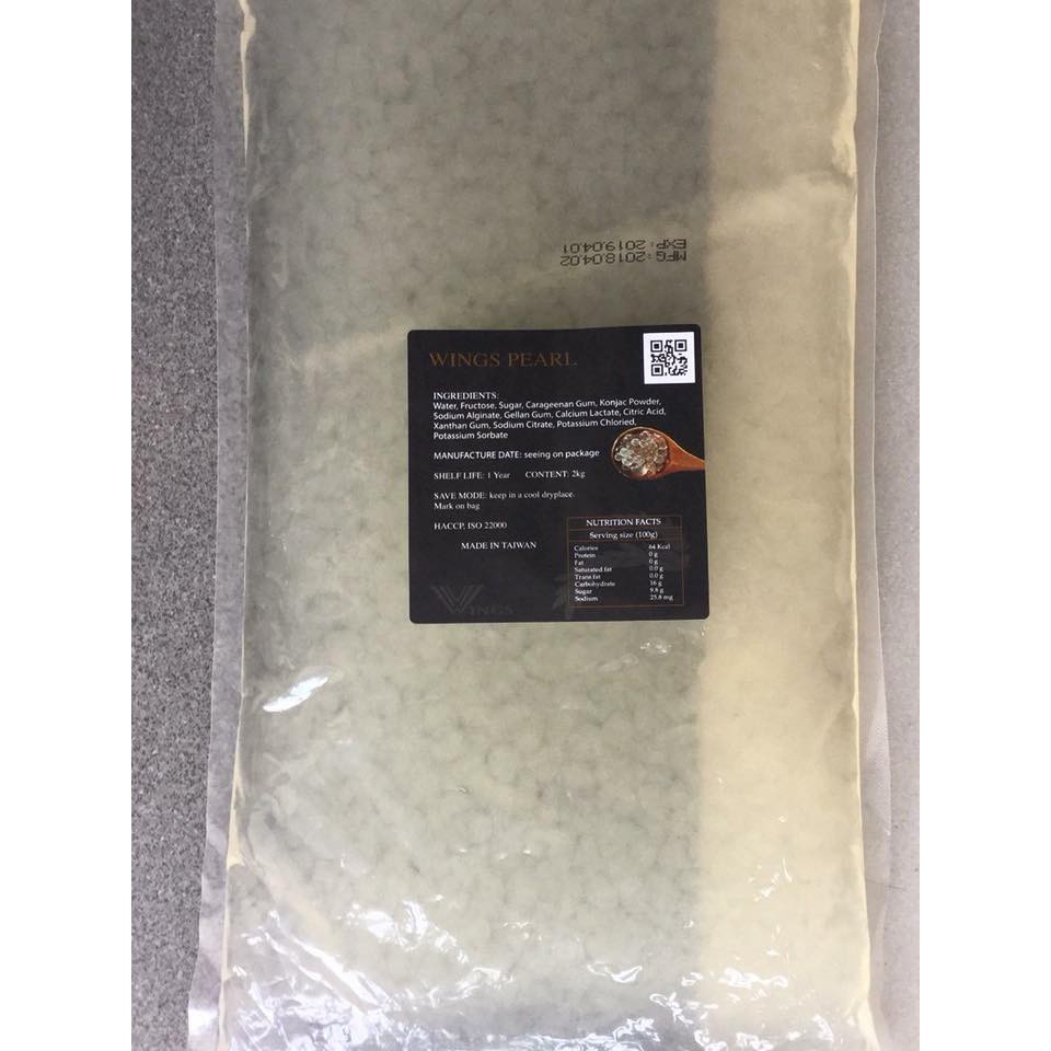 Thạch 3Q trắng gói 2kg - SEA JELY / EURODELI / DIAMOND / WINGS