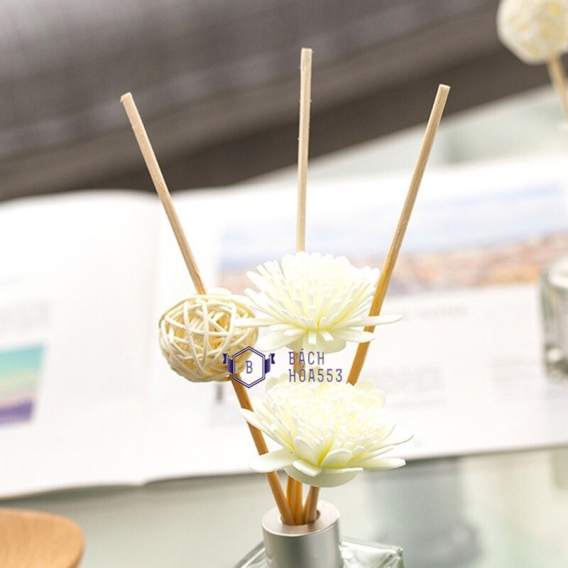 Chai tinh dầu thơm phòng que tự khuếch tán Longfine Therapy Diffuser Hando 50ml
