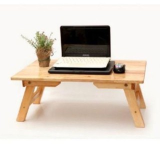 Bàn học gấp gọn bằng gỗ cao su tự nhiên 60x40x26 cm - bàn xếp đa năng