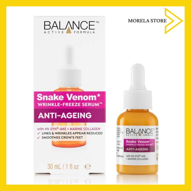 Serum chống lão hóa Balance Snake Venom Wrinkle-Freeze với 4% Syn-Ake và Marine collagen 30ml