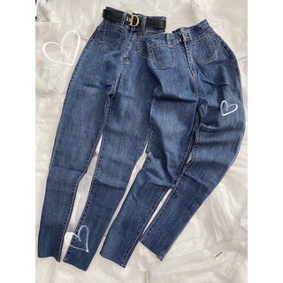 10860 quần jean ôm 2 nút