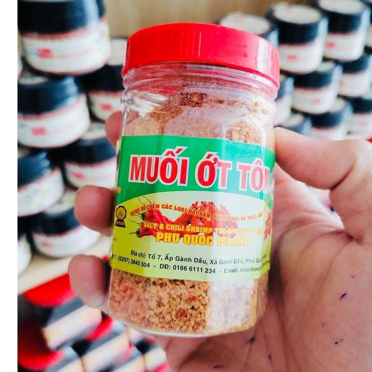 Hủ Muối ớt đặc sản Phú Quốc chấm trái cây ngon ngon trọng lượng 120gr