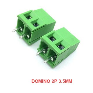 10 cái KF128-2P Cầu Đấu dây Domino CON 2 3.5mm / 3.81mm