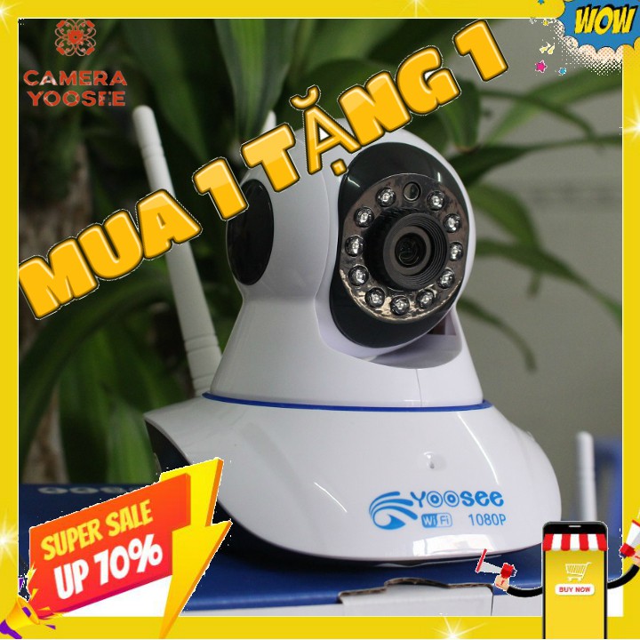 Camera Yoosee 3 râu wifi 1080hd cao cấp thế hệ 4.0 mới nhất