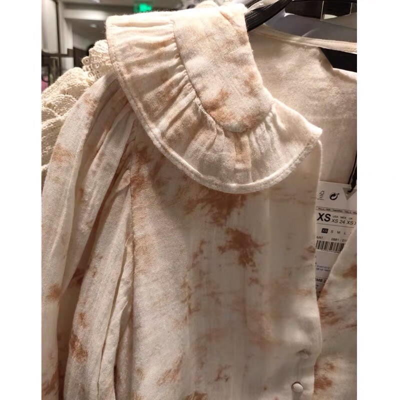 Áo blouse hoa nhí Zara xuất