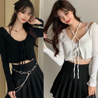 Áo khoác nữ thắt nơ eo màu trơn thời trang