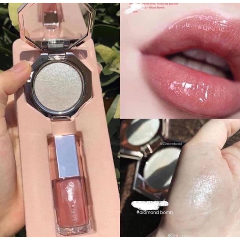 Set Fenty mini Lip and highlight | BigBuy360 - bigbuy360.vn