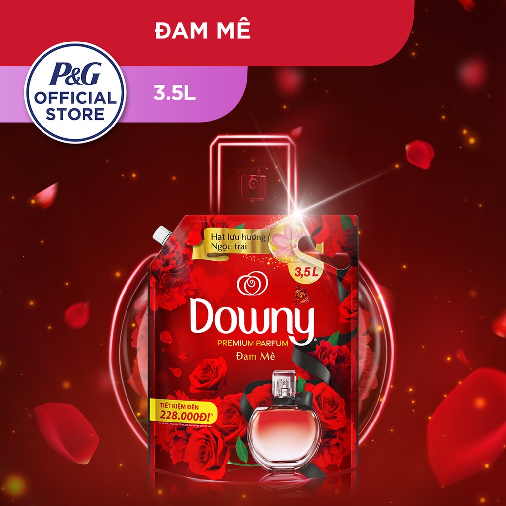 Nước xả vải Downy Hương Nước Hoa túi 3.5L (mới)