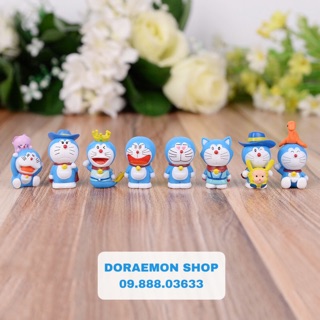 Bộ Mô Hình Mini Doremon Doraemon Ôm Đồ chơi