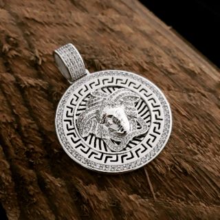 Mặt dây chuyền bạc Ý 925 Versace