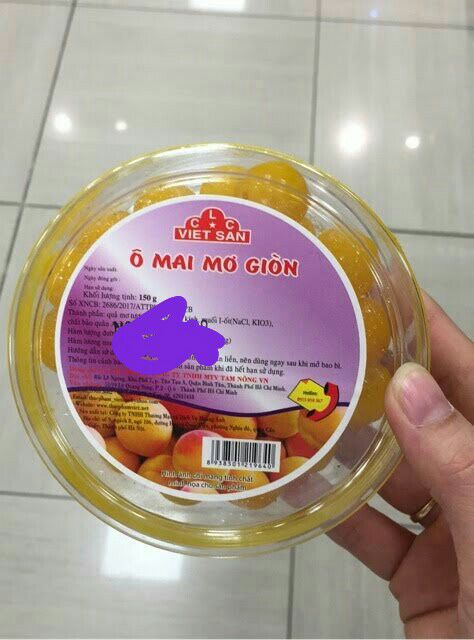 Ô mai Vietsan các loại việt san 150g