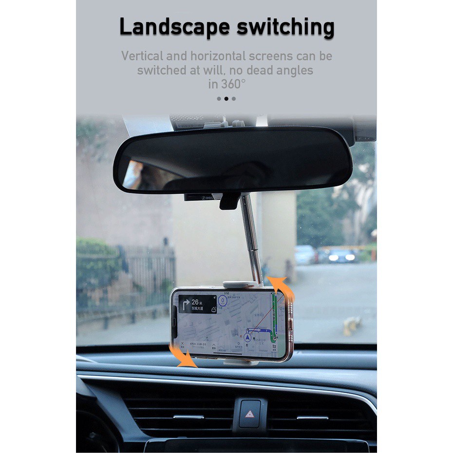 Giá đỡ điện thoại trên ô tô Giá đỡ gương chiếu hậu Giá đỡ ghế sau cho các bộ phận ô tô điện thoại di động 4.7-6.1 inch | BigBuy360 - bigbuy360.vn