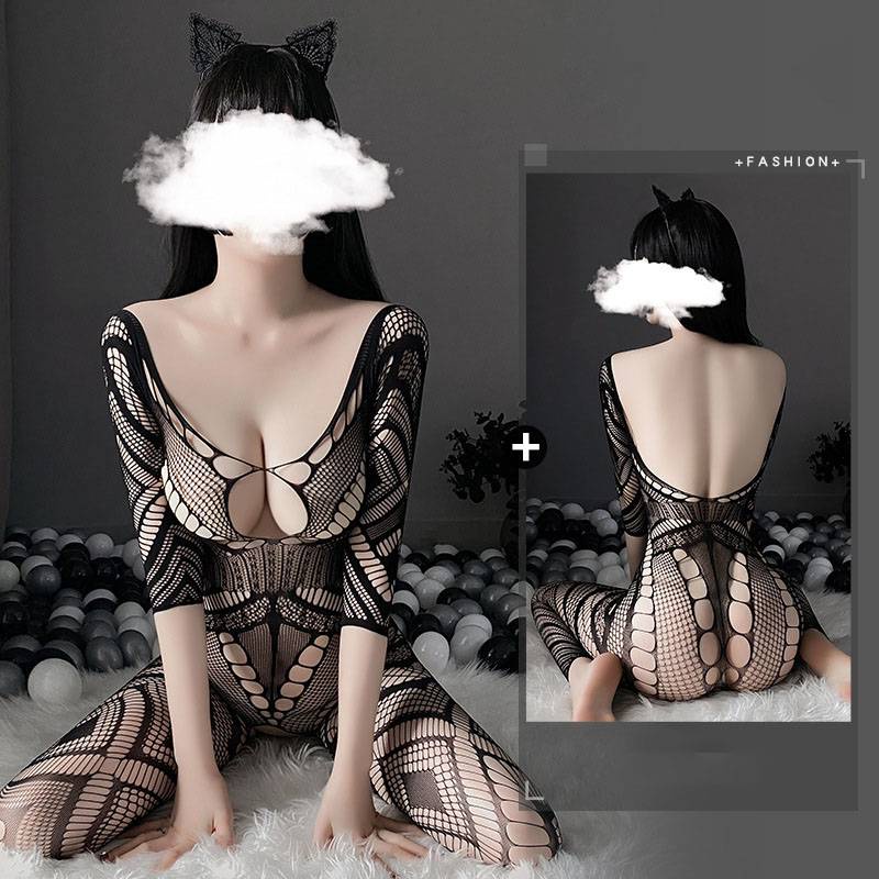 Bộ Đồ Lót Liền Thân Cổ Chữ V Khoét Sâu Gợi Cảm Cho Nữ