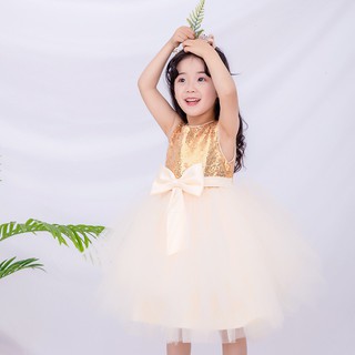 Đầm công chúa kim sa cho bé