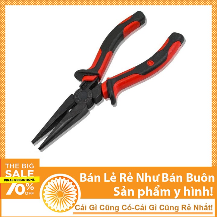 Kìm Mỏ Nhọn 3 Chức Năng Kẹp Cắt Vặn 6x17cm