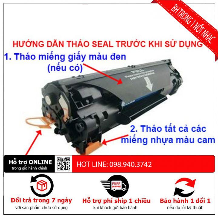 [BH ĐẾN GIỌT MỰC CUỐI CÙNG] Thay hộp mực 78A dùng cho HP LaserJet P1566/P1606/P1536 chất lượng tạo